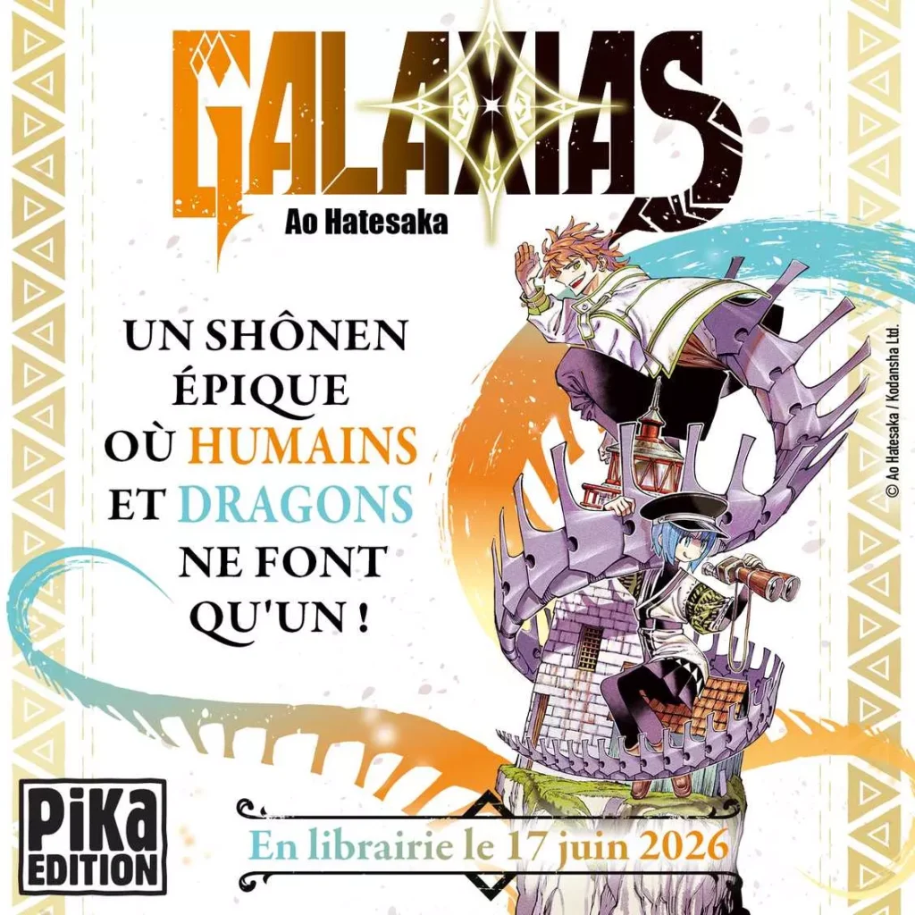 Galaxias, un nouveau shônen épique annoncé chez Pika Edition